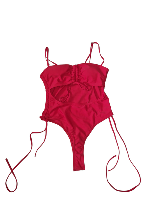 Maillot de bain une pièce rouge
