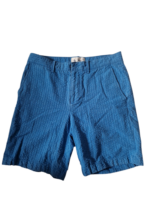 Short bleu texturé Original Penguin