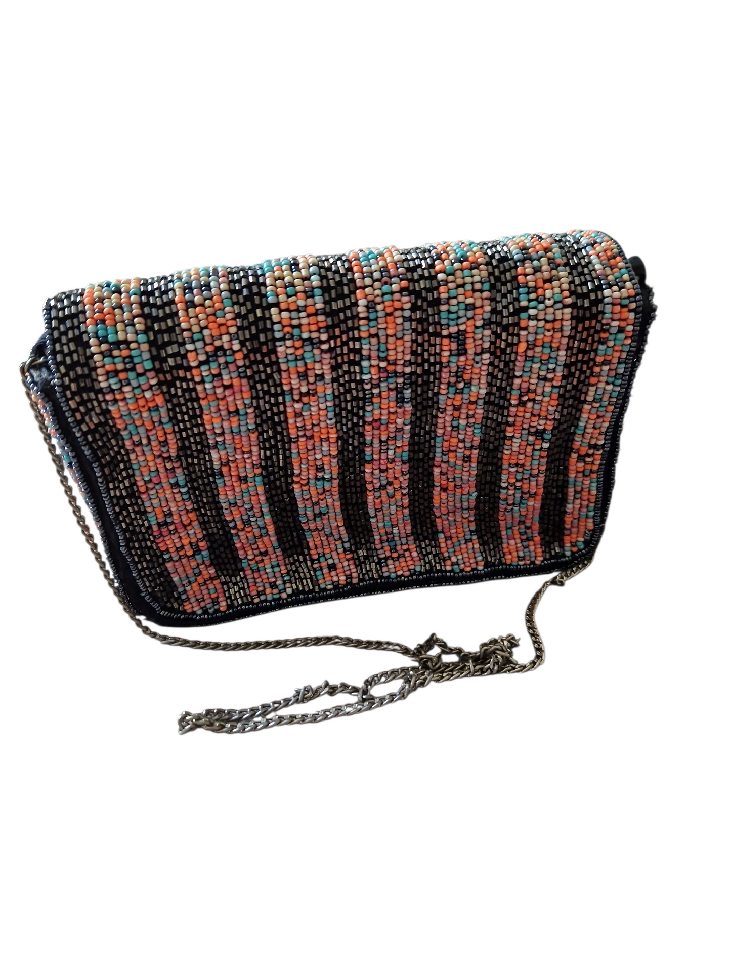 Sac pochette perlé